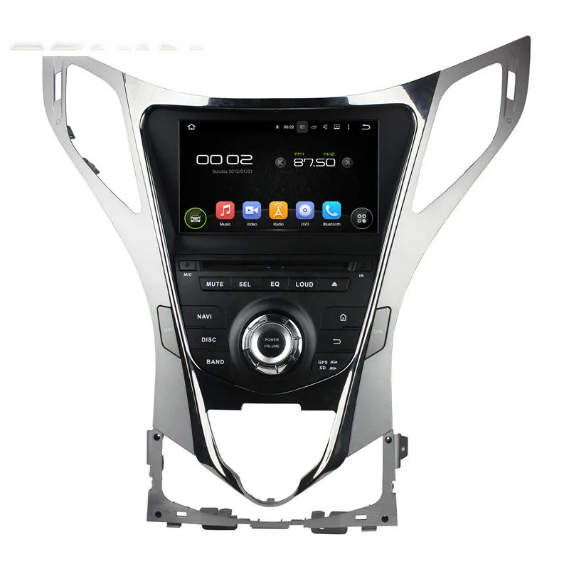 8 дюймов Android 0 автомобильный DVD плеер gps навигация для Hyundai AZERA greathg I55 2011 2012 4G 64G WIFI BT