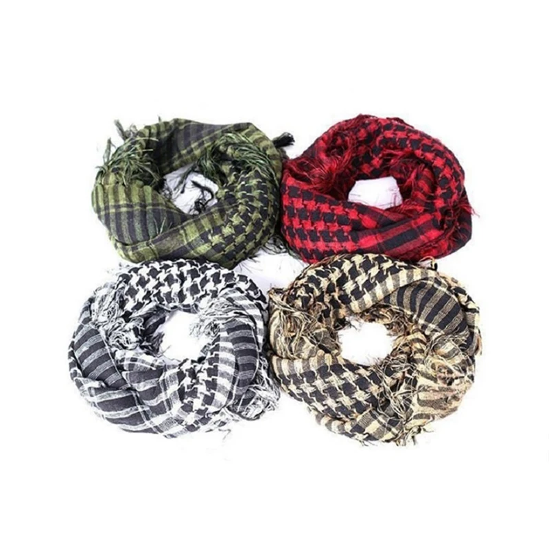 Военный Тактический пустынный шарф, уличные походные шарфы, армейский шарф в арабском стиле, накидка на голову, ветрозащитная унисекс для охоты