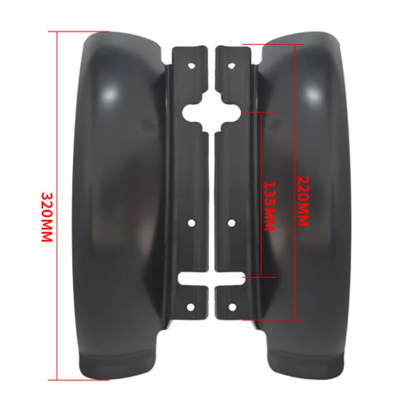 JayCreer 2PCS-Pack Wheel Fender For Power Wheelchairs