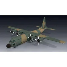 1:50, удлиненный C-130H, Геркулес, сделай сам, 3D, бумажные карты, модель, строительные наборы, строительные игрушки, развивающие игрушки, военная модель