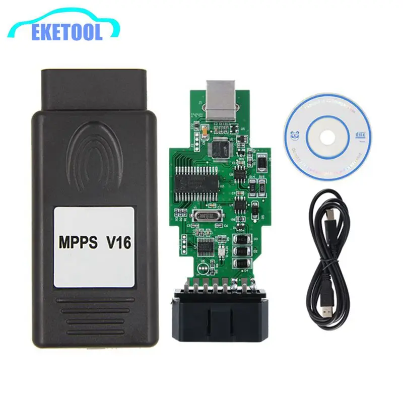 MPPS V21 V21.0.1.3 V18 с трикаторным кабелем ECU чип инструмент для настройки OBD ЭБУ Flasher Remap