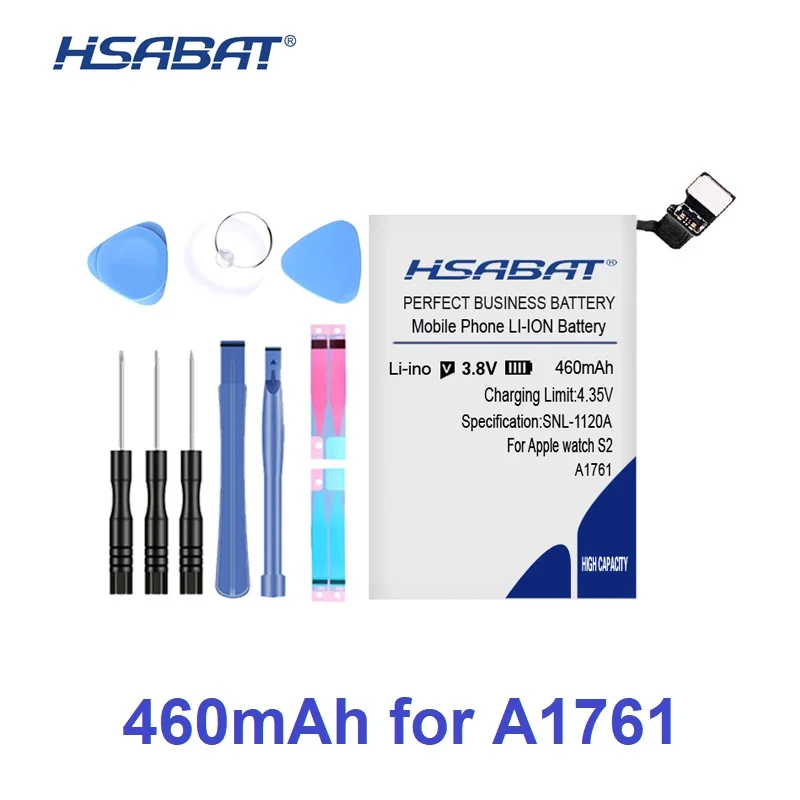 HSABAT 460 мА/ч, Батарея для наручных часов Apple watch, A1578 A1760 A1761 A1579 Series 1 Series 2 38 мм 42 мм Series1 Series2 - Цвет: for Series 2 42mm