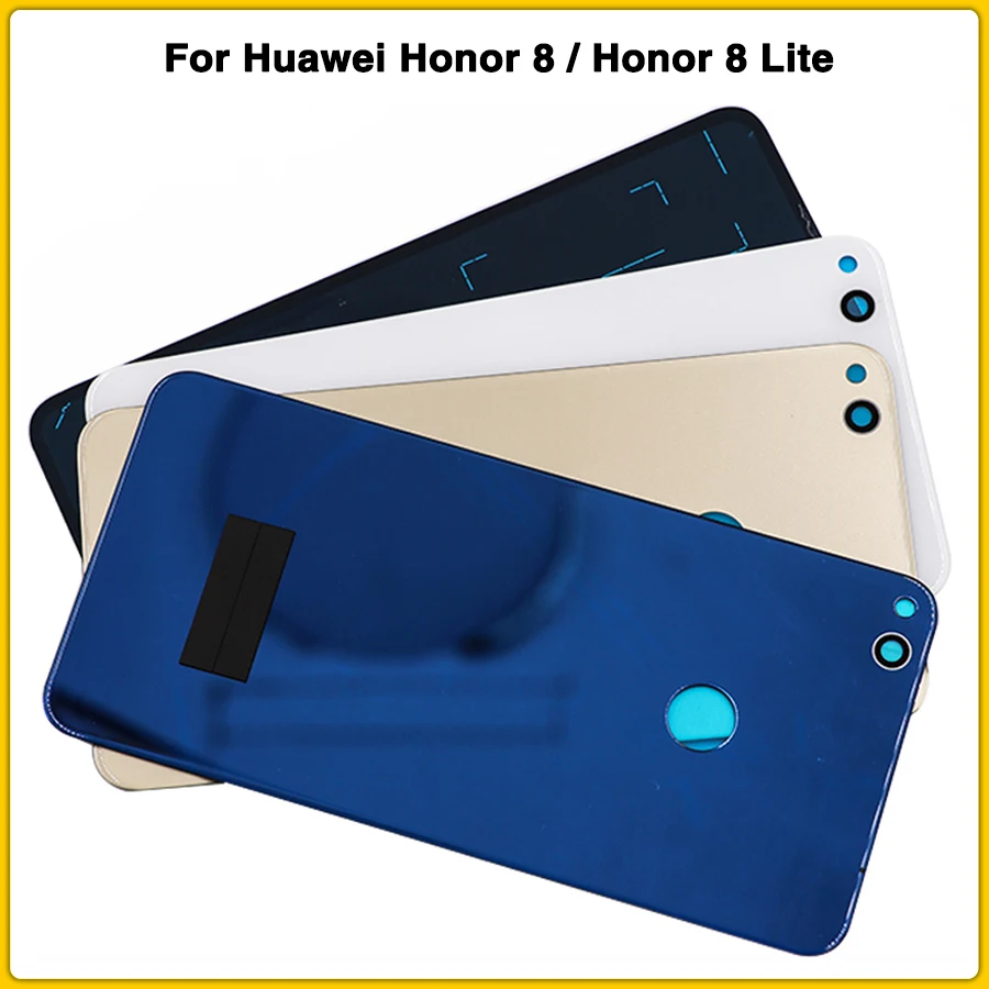 Новая крышка батарейного отсека для Huawei Honor 8 Lite корпус задняя с наклейкой|Корпусы