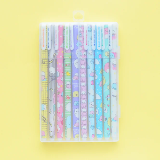 colour ink 10 шт./компл. Kawaii Sumikko Gurashi Цветной чернила для гелевой ручки подарочные канцелярские товары для школьных и канцелярских товаров - Цвет: colour ink
