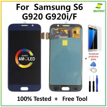 

OLED For Samsung Galaxy S6 G920 LCD Display Touch Screen Digitizer Assembly For Samsung Galaxy S6 G920A G920P LCD Screen
