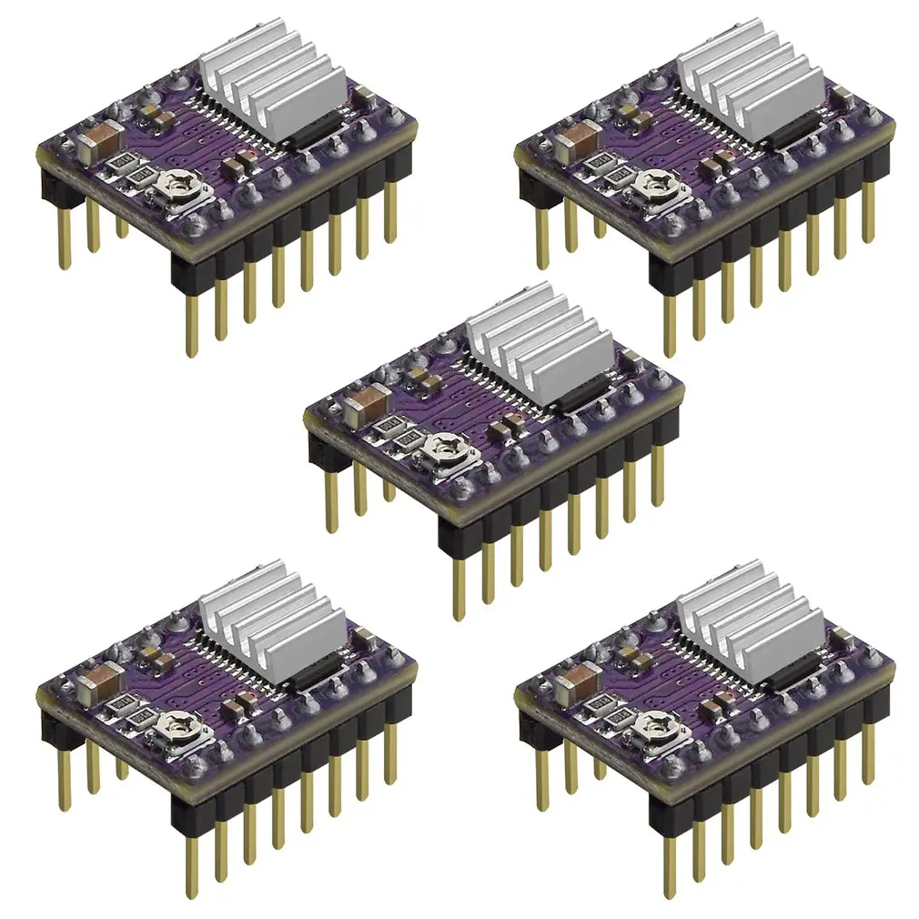 5 шт. 3d принтер Stepstick DRV8825 шаговый двигатель драйвер Reprap 4 слоя PCB модуль для 3d принтера Замена
