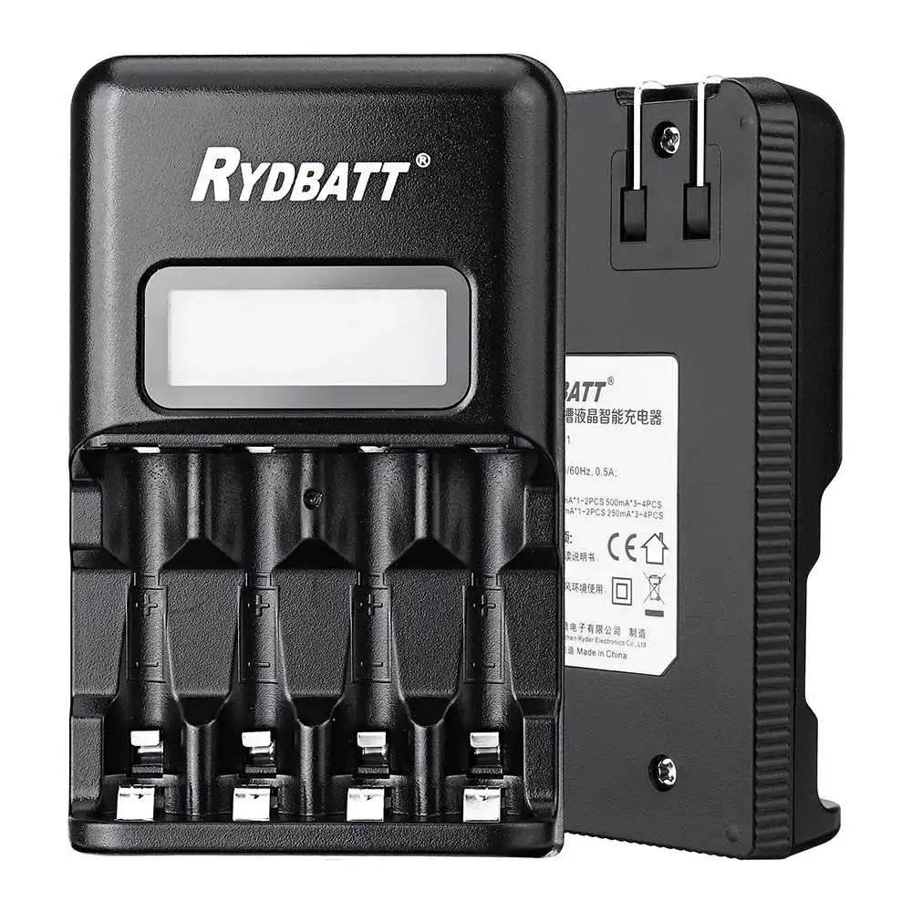 RYDBATT JBC03-11 4 слота ЖК-дисплей смарт-зарядное устройство для батареи AA AAA RC Дрон модели RC автомобильное зарядное устройство для лодки