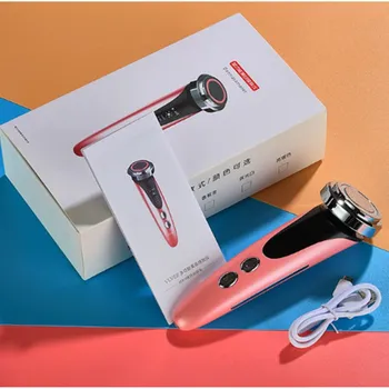 

New RF EMS Multifunction Beauty Instrument Women Eye Care Tools Face Skin Care Device Ultrasound Ion Face Lift Facial Massager