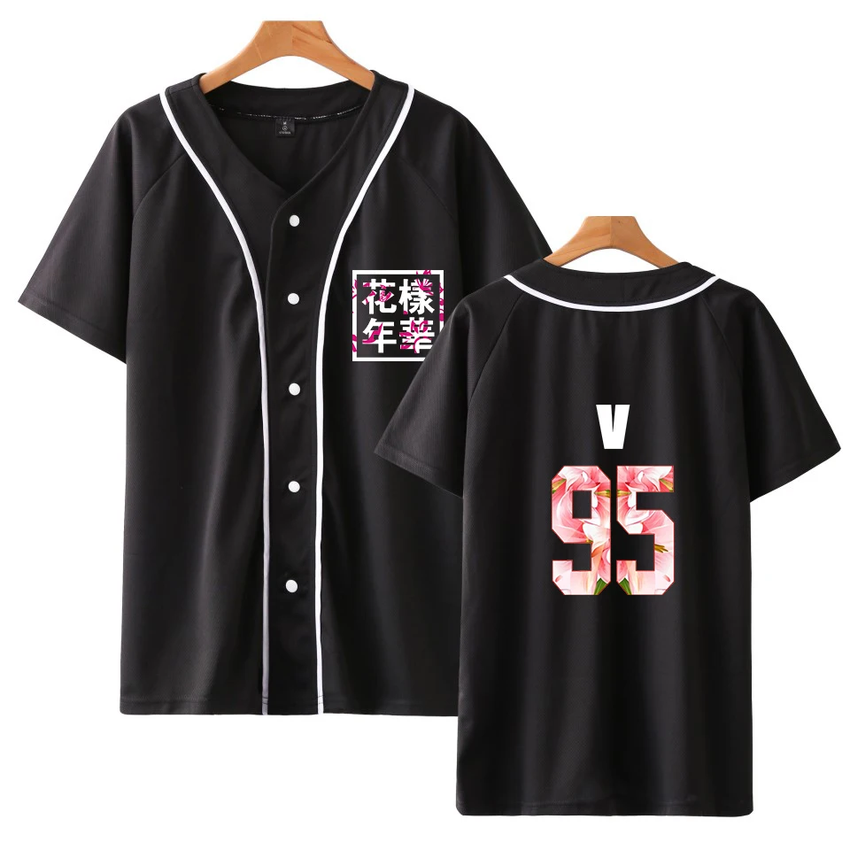 Bangtan Boys, K-POP Корейская Бейсбольная Футболка женская/мужская летняя Бейсбольная Футболка парная футболка с круглым вырезом хип хоп Harajuku повседневная одежда