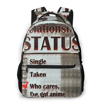 

DEATH NOTE School Bags Relationship Status Anime Beautiful backpack for Men Women
