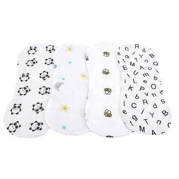 

New Cotton Baby Bibs Towel Burp Cloths Muslin Cotton Infant Feeding Bathing Face Washing Spit Milk Bibs