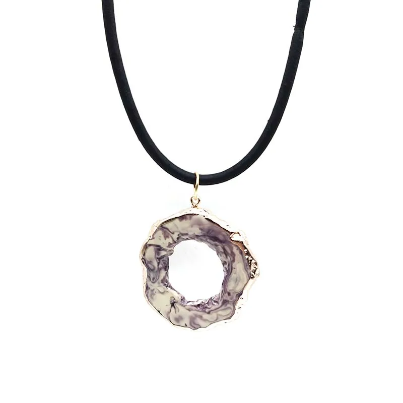 TOTABC Boho Этническая Стиль цепочка веревка ручной работы массивное ожерелье с
