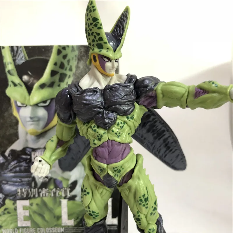 Dragon Ball Z Cell конечной солдат Пробуждение против Гоку вер. DBZ ячейка Гоку Боец ПВХ фигурка Коллекция Модель 22 см