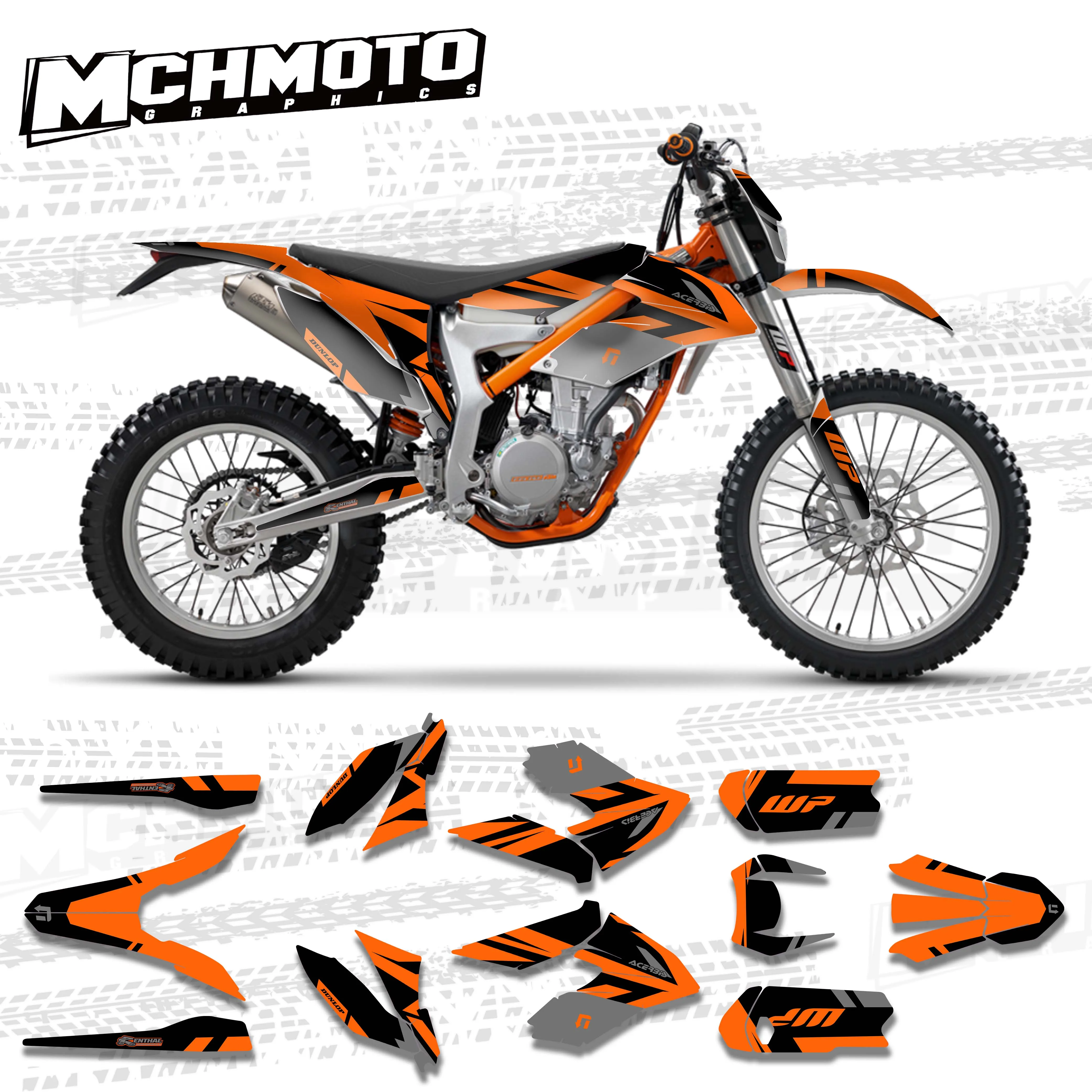 

MCHMFG для KTM 12-17 18-21 FREERIDE 250 300 2012 -2021 графические Фотообои