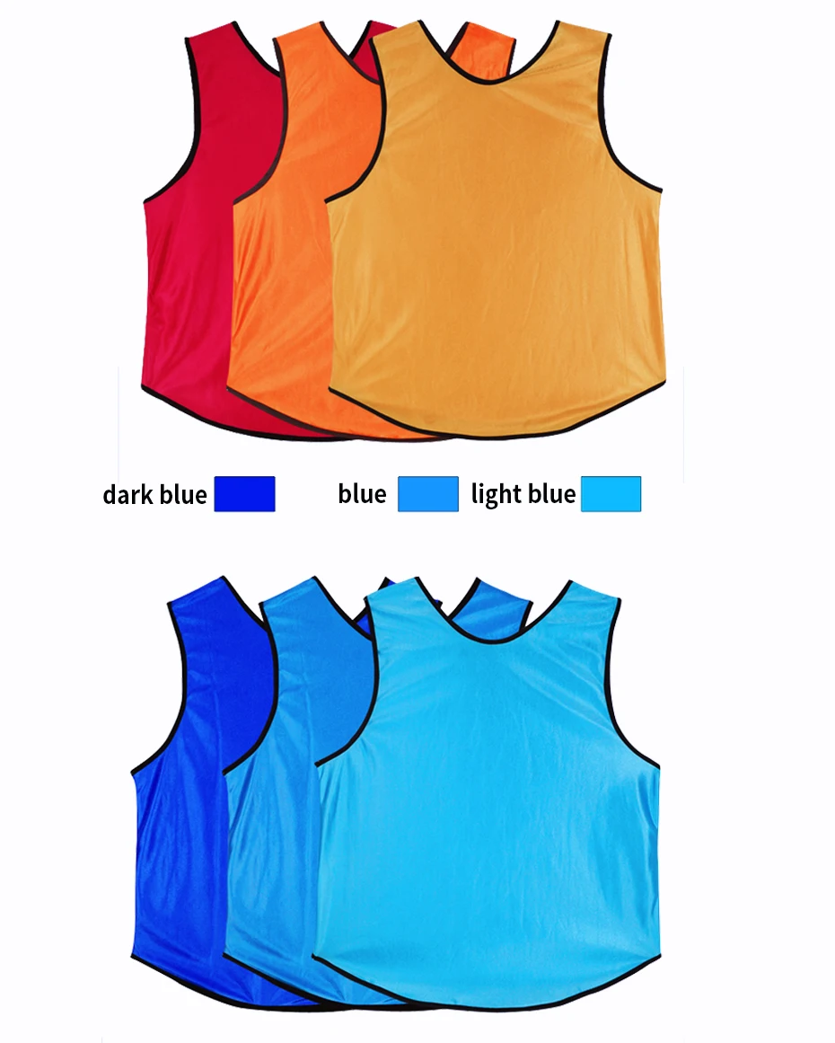 SHINESTONE Adult Child Football Team Sports Soccer Training Vest Pinnies Jerseys Quick-dry Breathable Training Bib Outdoor Vest