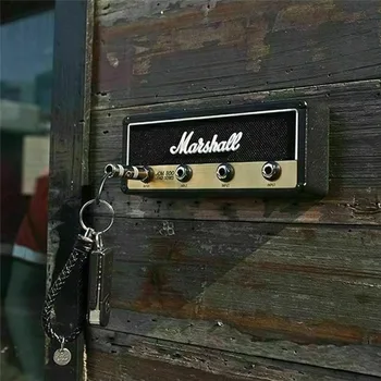 

Key Storage Marshall Guitar Keychain Holder Wall Electric Key Rack Amp Vintage Amplifier JCM800 Standard Gift Home decoration