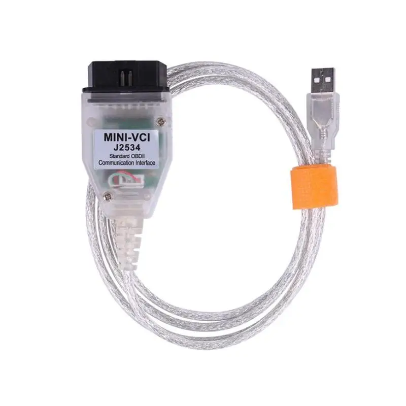 Мини VCI V14.10.028 последняя версия FTDI FT232RQ чип Techstream для Toyota/для высоких Lexus TIS OBD SAEJ2534 производительность мини D1D7