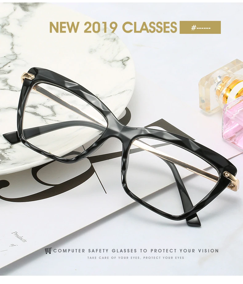 Модные квадратные отделка кристаллами, очки с оправой Для женщин новые летние Стиль Non-очки с оправой женские черные прочрачная оправа