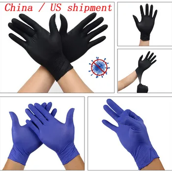 

5 Colors 100pcs Disposable Gloves Latex Universal Kitchen/Dishwashing/Medical /Work/Rubber/Garden Gloves For Left And Right Hand