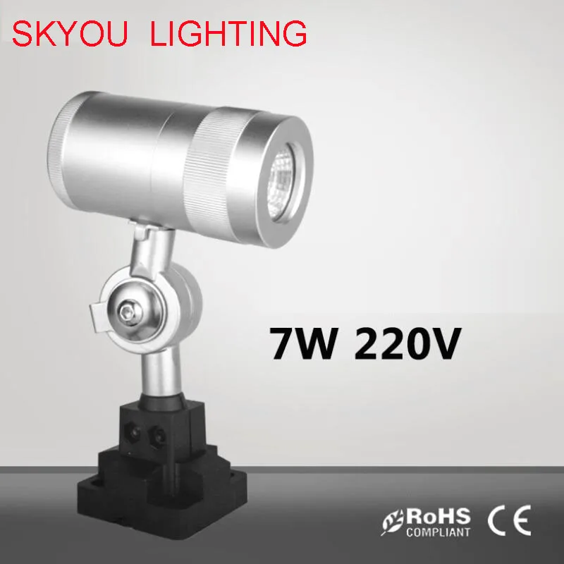 7 W/220 V светодиодный водонепроницаемый станок с ЧПУ поликарбонатная лампа. Взрывозащищенный