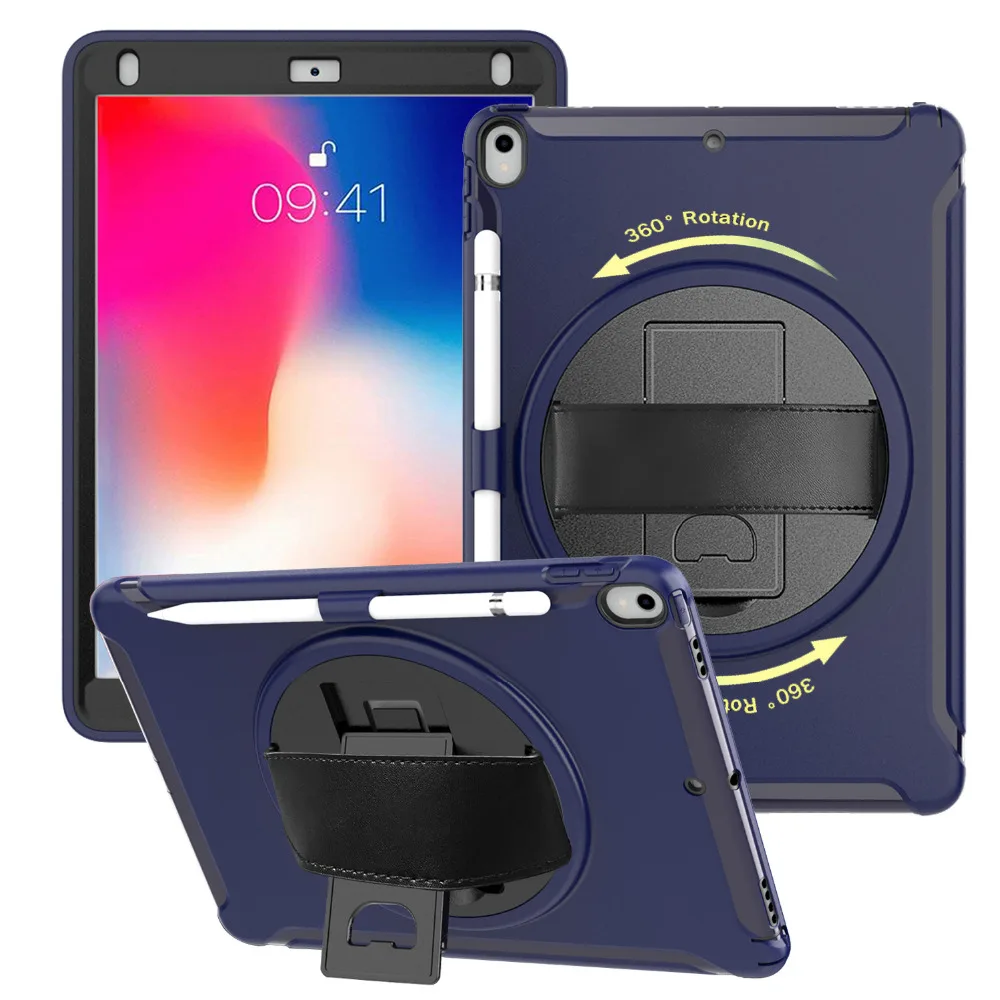 Чехол для iPad Air 3 10,5/iPad Pro 10,5 планшет, сверхмощный детский из кожи, безопасный противоударный ПК kickstand полный защитный чехол