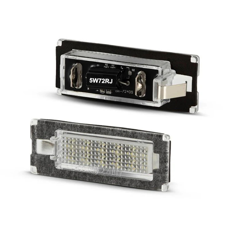 For Fiat Ducato LED License Plate Light Number Lamp For Peugeot Boxer Citroen Ju
