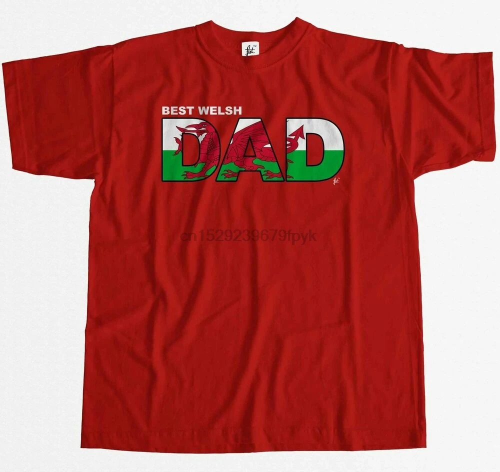 Best Welsh Dad Wales Fathers Day Gift Patriotic Birthday Christmas Mens T ShirtTShirts