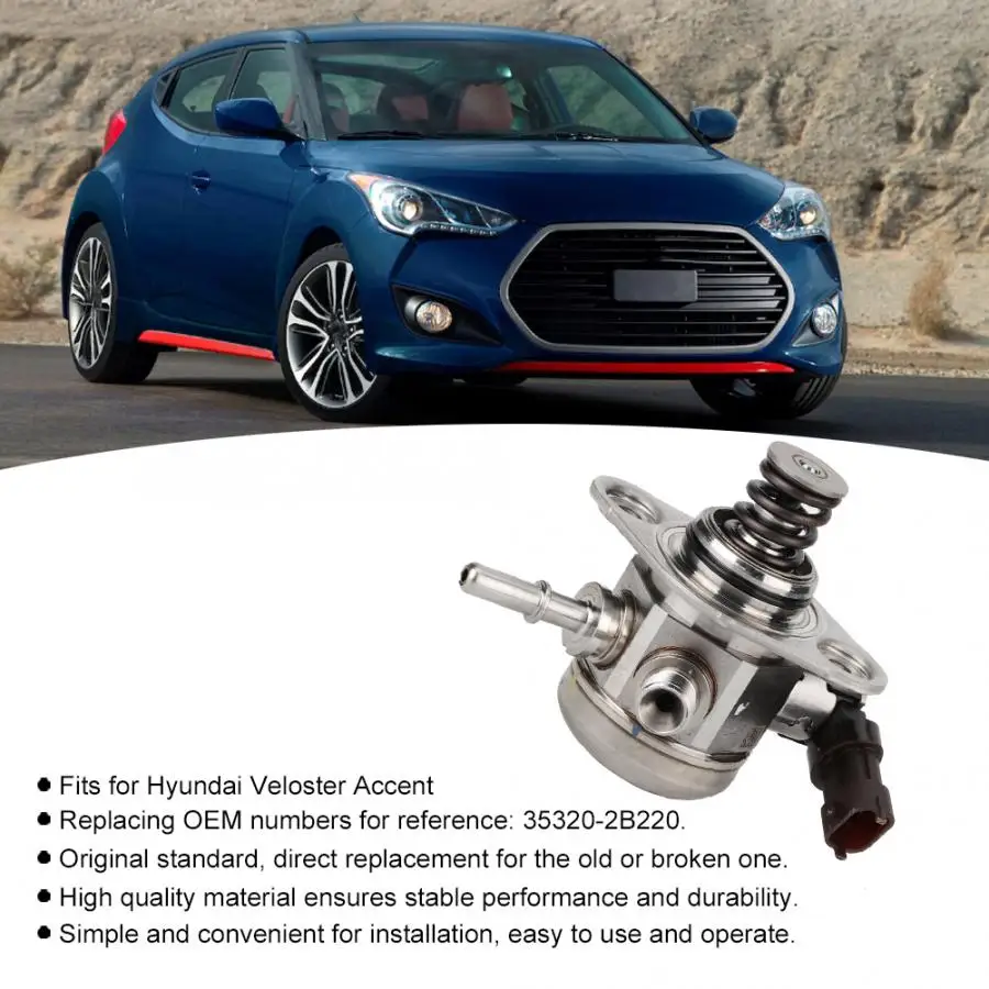 Топливный насос высокого давления 35320-2B220 OEM подходит для Hyundai Veloster Accent Kia Топливный насос автомобильные аксессуары