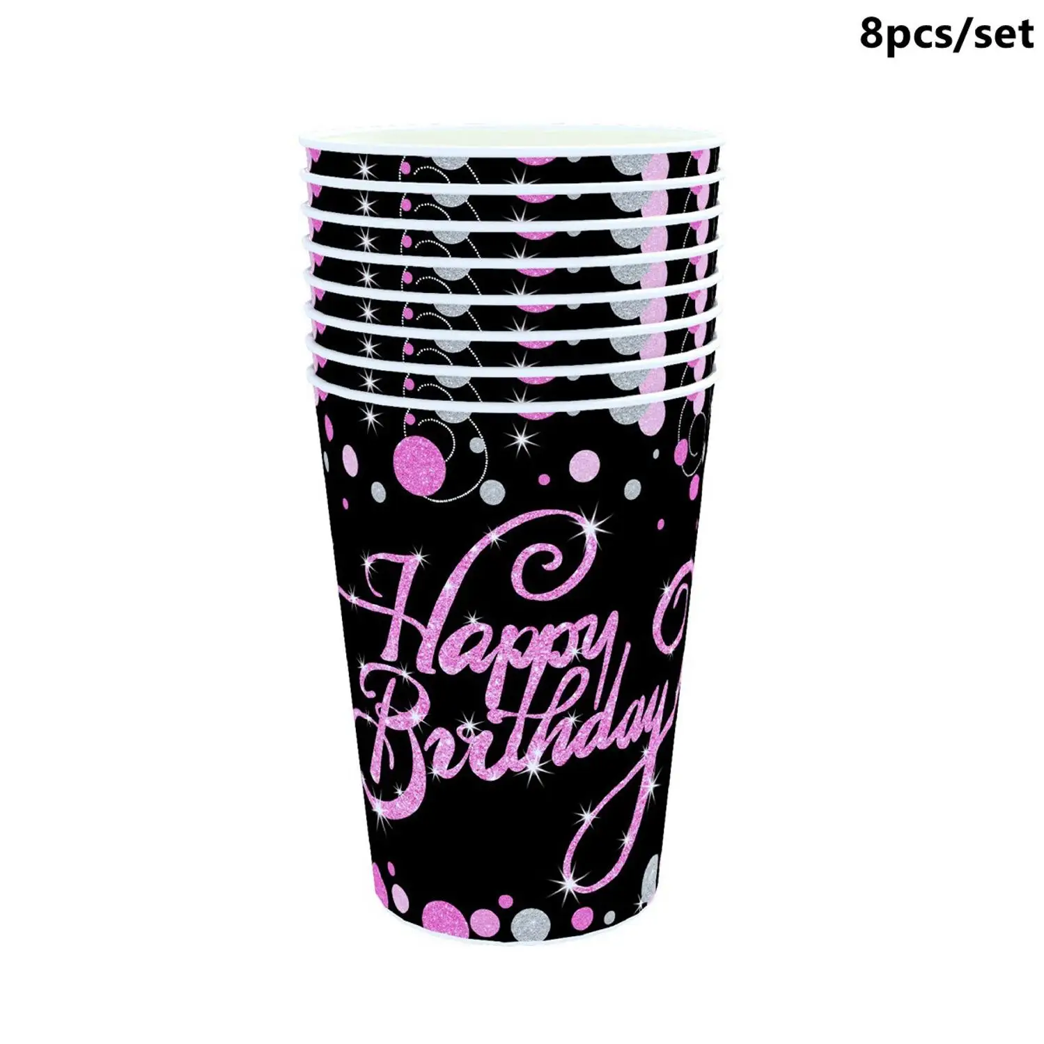 CHZLL 30, 40, 50, 60, запечатывание этикеток на день рождения, наклейки на день рождения, украшения на день рождения для взрослых, товары на день рождения, подарки на день рождения - Цвет: Cups