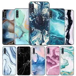 Силиконовый чехол-накладка для samsung Galaxy A50 A80 A70 A60 A40 A30 A20 A20e A10 A9 A8 A7 A6 Note 8, 9, 10, плюс 2018 5G Мрамор узор