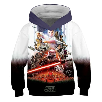 

The Rise of Skywalker Hot Games Star Wars Kids Boy Clothing Hoodies 3D Print Boys Girls Sweatshirt Casual Tops Streetwear