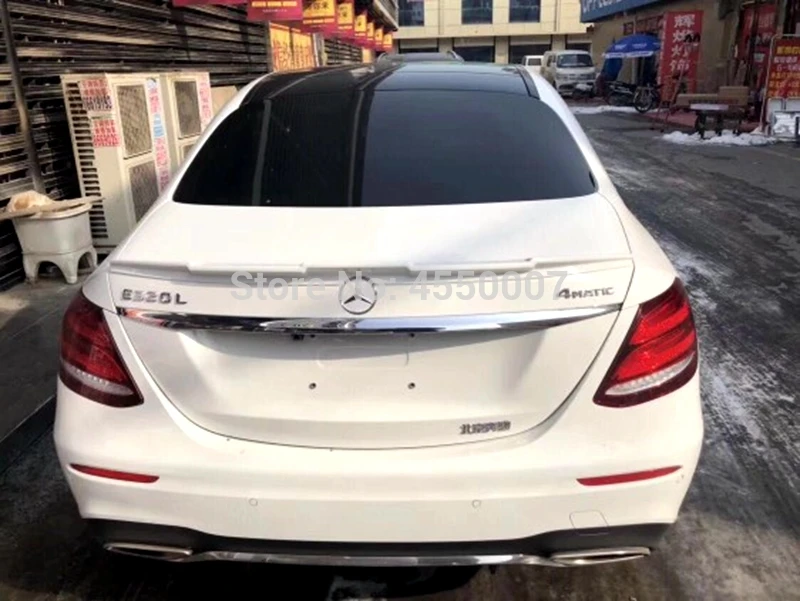 Спойлер высокого качества для Benz W213, АБС-пластик, задний спойлер для Benz W213 E300 E320 E260 E63, спойлер
