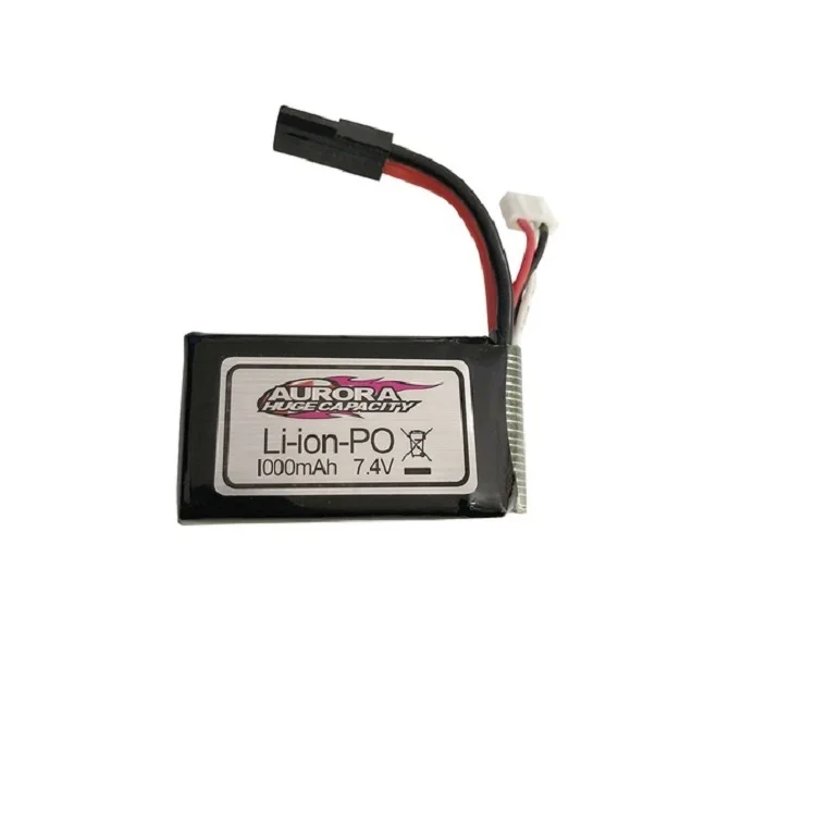 7,4 V 1000MAH литий-полимерный Батарея для XLH Xinlehong 9130 9136 9137 Q901 Q902 Q903 1/16 2,4G RC автомобиль Запчасти - Цвет: Цвет: желтый