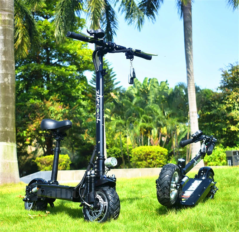 

SEALUP Kick Scooter For Adults Two Wheel Electric Scooters Double Drive 2400W Four Suspension Powerful Electric Bike 60V