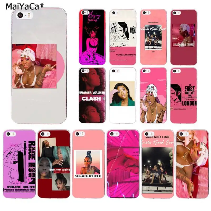 Чехол для телефона MaiYaCa Summer Walker Over It RNB Rapper DIY iphone 13 11 pro XS MAX 8 7 6 6S Plus X 5S SE 2020 XR fundas |