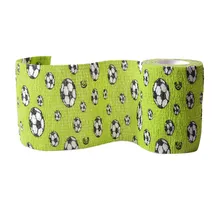 Из эластичного хлопка для маленьких девочек и мальчиков Защитная Клейкая Лента 4,5 см X 7,5 см спортивная эластичная клейкая лента повязка уход кинезиологическая лента для первой помощи травма мышц Поддержка