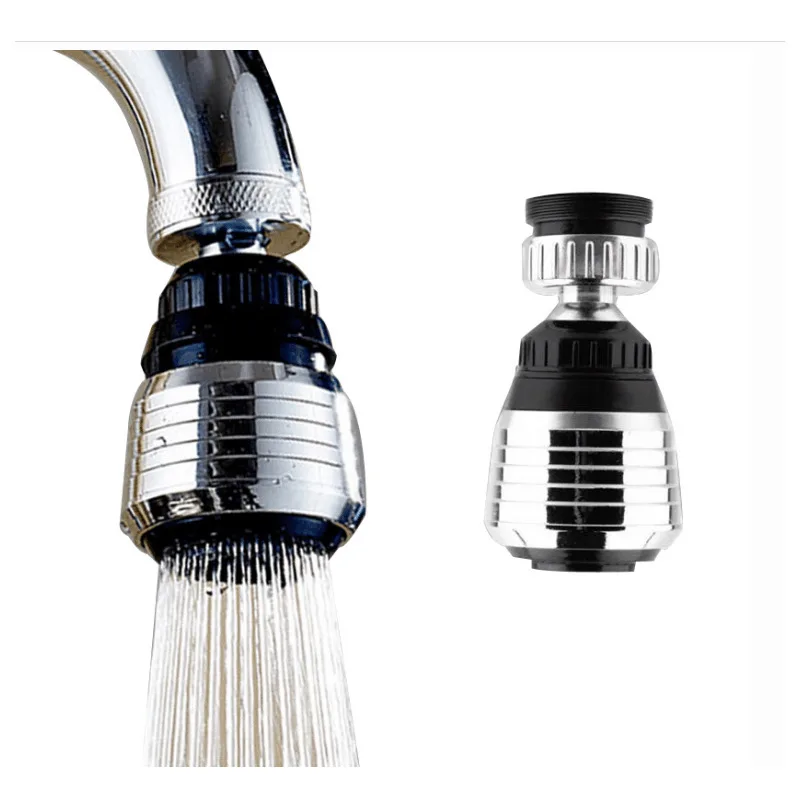 

360 Degree Swivel for Kitchen Faucet Aerator Adjustable Dual Mode Sprayer Filter Diffuser Water Saving Nozzle Faucet Connector