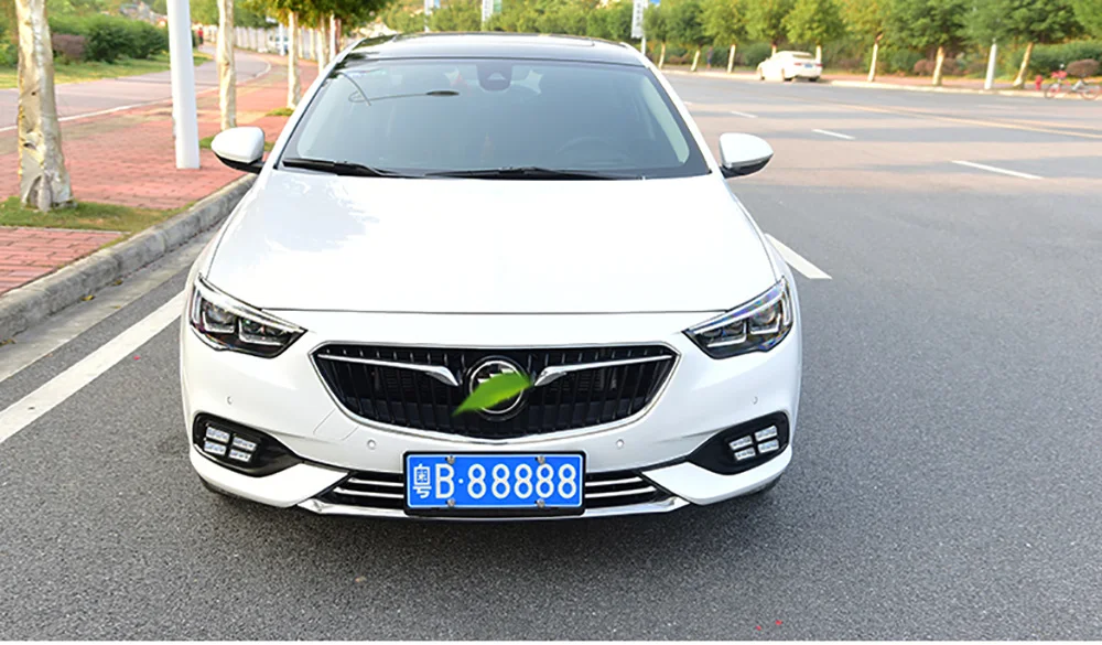 AITWATT для Buick Regal Автомобильная внешняя Нержавеющая сталь Передняя Центральная решетка радиатора гриль Стикеры для обклейки автомобиля Стайлинг автомобиля