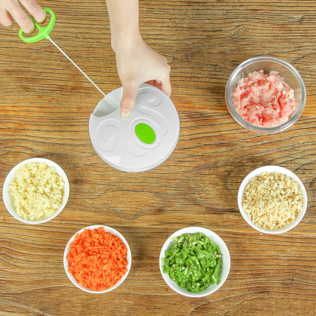 Hand-Mixed Stir-Fried Vegetables Garlic Grinder Meat Grinder Vegetable Cutter Manual Meat Filling Machine