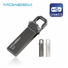 Moweek, быстрая скорость, USB, крутой флеш-накопитель, реальная емкость, 64 ГБ, 32 ГБ, 16 ГБ, флеш-накопитель, металлический USB 3,0, флешка, 8 Гб памяти, USB флешка, подарок