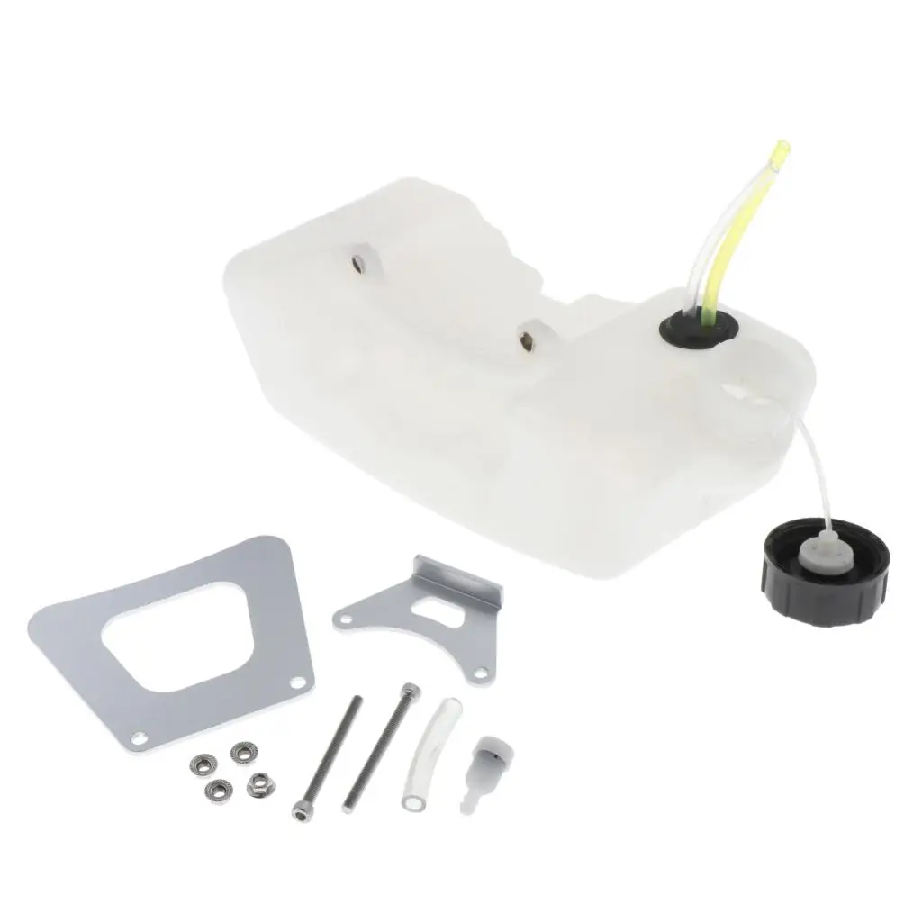 White Replacement Gas Tank Plastic+ Metal for STIHL FS81 Trimmer, # 4126 350 0400