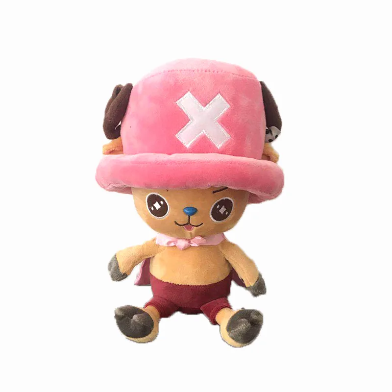 55CM 1KG Tony Genuines Chopper Pink Hat Soft Doll Plush Toy