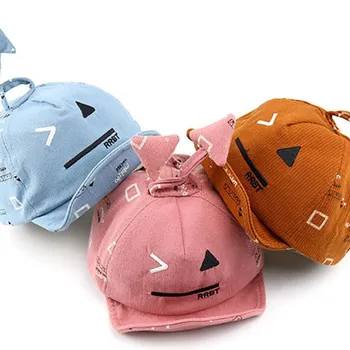 

Baby Cap Cartoon Printting Hats Cotton Casual Visors For Toddler Boy Girls Spring Autumn Winter Headwear