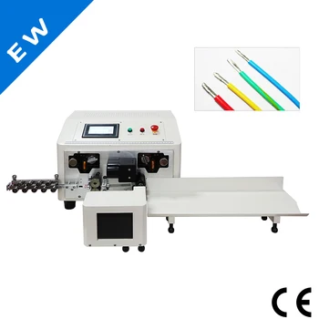 

EW-3015 wire cutting stripping and twisting machine with take up device
