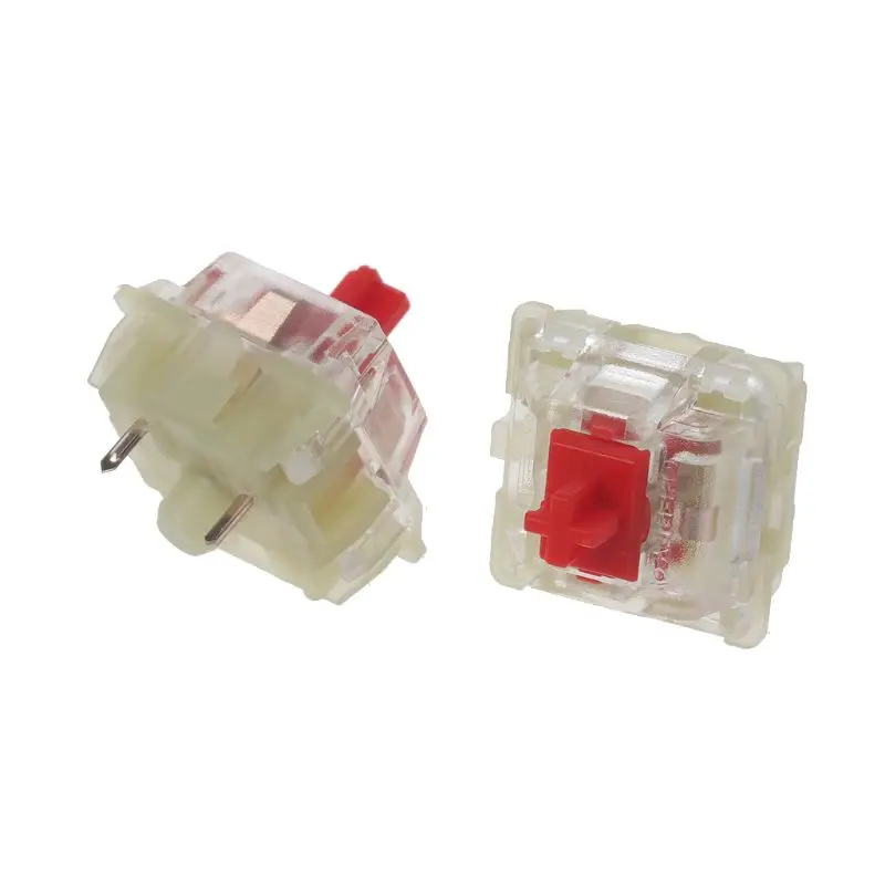 2 шт. оригинальные переключатели SMD RGB Cherry MX 3 штырьковый красный переключатель