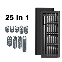 Magnetic Precision Screwdriver Kit for Electronics and Small Devices (25 IN 1 Set)