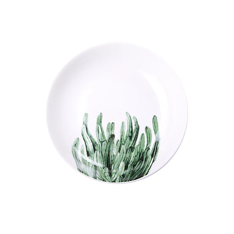 G Planter Pattern Dinner Plates Home Decorative Food Dishes Ins Tableware Ceramic Nordic Style Plate Home Fruit Dish - Цвет: G