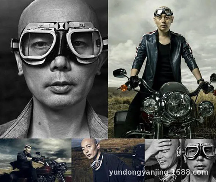В настоящее время доступны прямые продажи Harley Goggles мотоциклетные очки для защиты глаз Ретро Второй мировой войны очки ветрозащитные