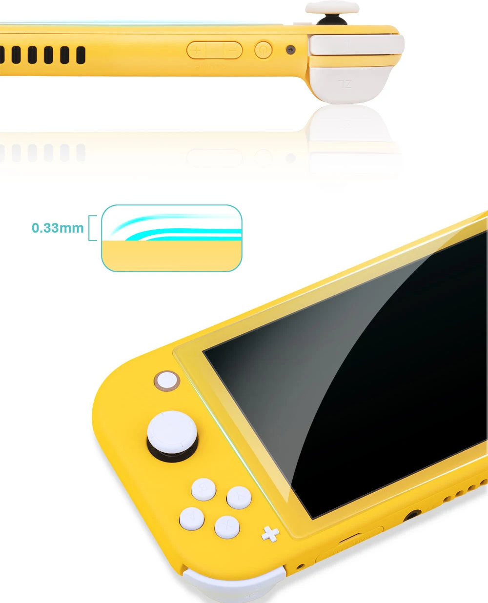 iBen Tempered Glass For Nintendo Switch Lite Screen Protection Glass Film Protect 0.33mm 9H For NS Lite (9)