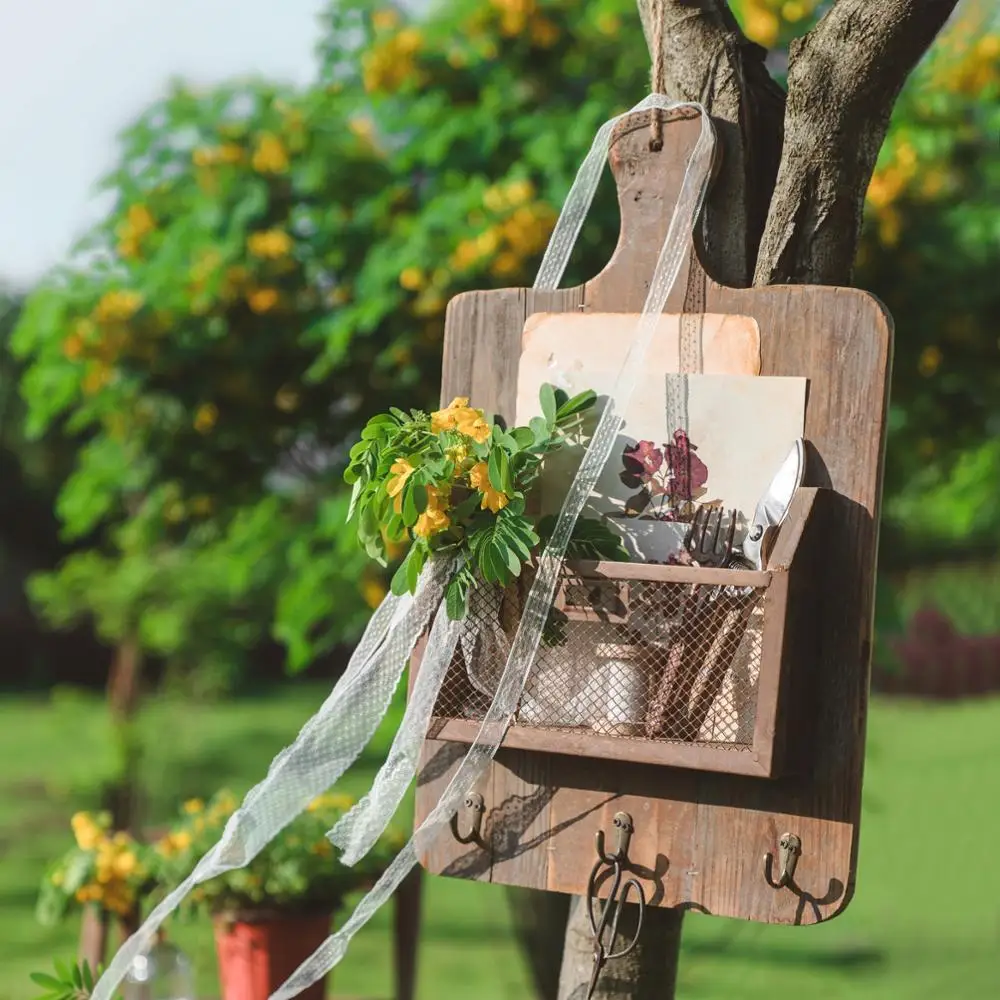 paddle farmhouse shabby chic wooden shelf with hooks | Дом и сад